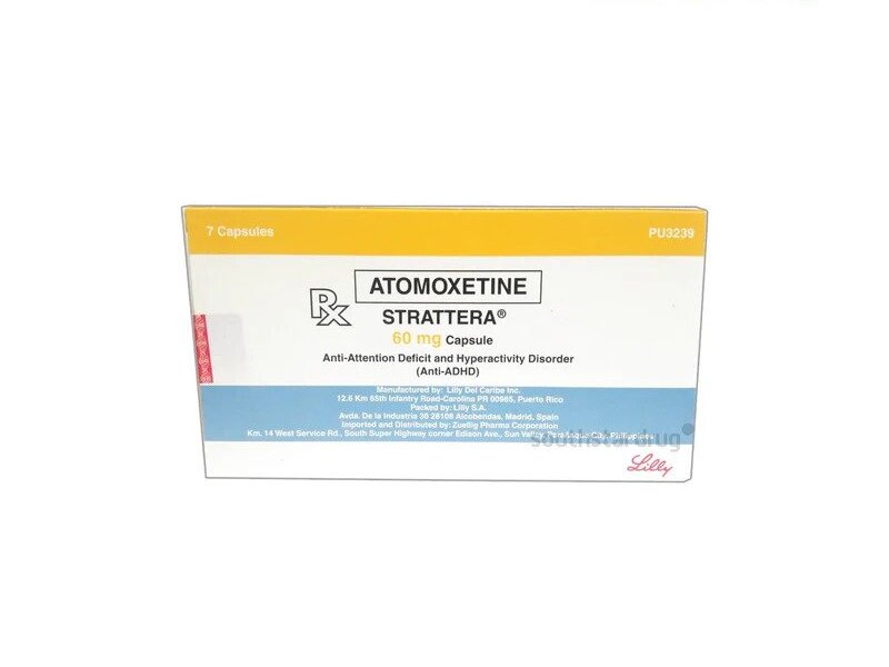 STRATTERA Atomoxetine Hydrochloride 60mg Capsule 1 s price in the